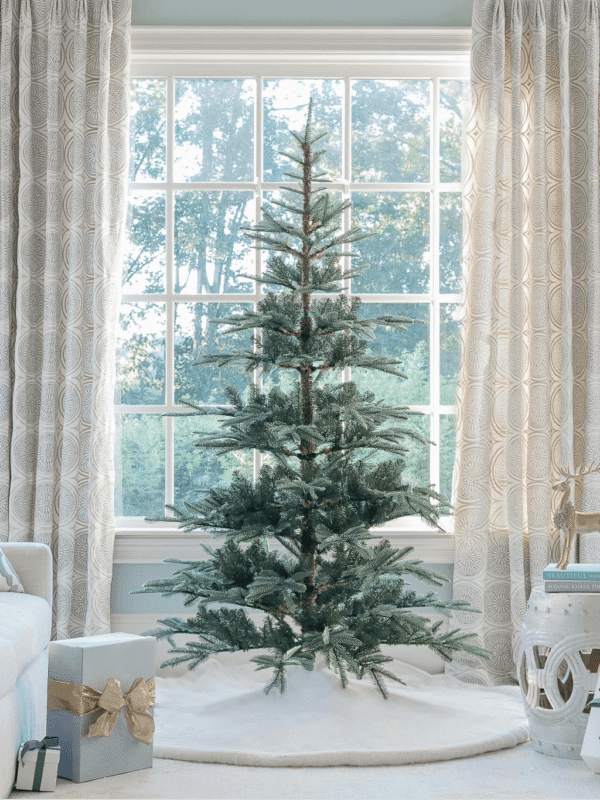 6' King Noble Fir™ Artificial Christmas Tree with 450 Warm White LED Lights