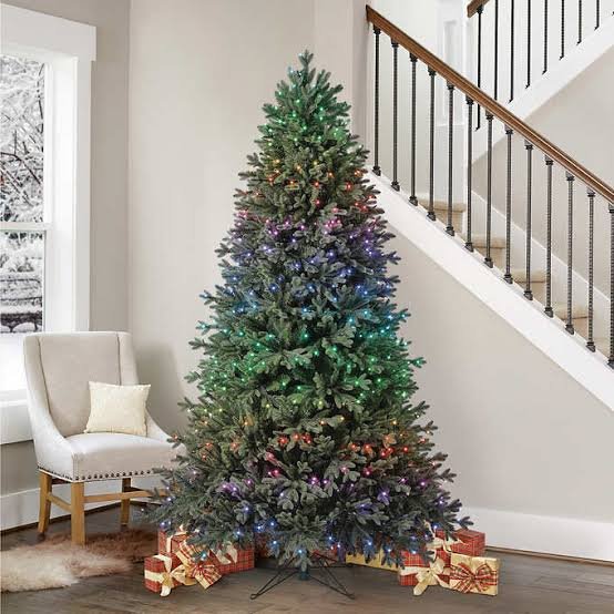 7.5 Foot App-Controlled Pre-Lit Artificial Christmas Tree | Twinkly LED