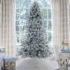 7' Prince Flock® Artificial Christmas Tree with 400 Warm White LED Lights