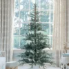 8' King Noble Fir Artificial Christmas Tree with 600 Warm White LED Lights
