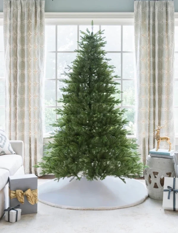 9' Alpine Fir Artificial Christmas Tree 1100 Warm White LED Lights