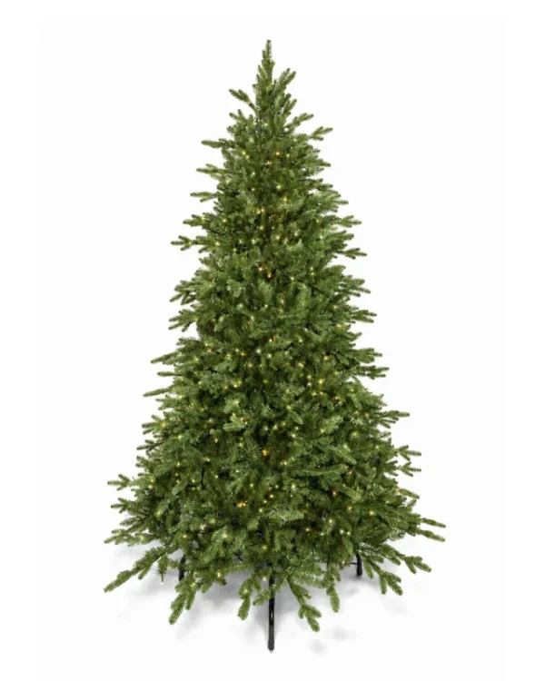 9' Alpine Fir Artificial Christmas Tree 1100 Warm White LED Lights