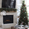 12' Alpine Fir Slim Artificial Christmas Tree 1400 Warm White LED Lights