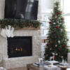 10' Alpine Fir Slim Artificial Christmas Tree 1000 Warm White LED Lights