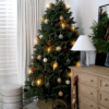 7.5' Aspen Fir Tree with 1400 Warm White & Multi-Color LED Lights