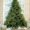 6.5' Cypress Spruce Artificial Christmas Tree with 1000 Warm White & Multi-Color LED Lights
