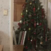 9' Cypress Spruce Artificial Christmas Tree with 2050 Warm White & Multi-Color LED Lights