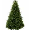 8' Cypress Spruce Artificial Christmas Tree with 1500 Warm White & Multi-Color LED Lights