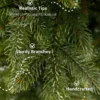 9' Cypress Spruce Artificial Christmas Tree with 2050 Warm White & Multi-Color LED Lights