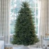 7.5' Yorkshire Fir Artificial Christmas Tree with 600 Warm White LED Lights