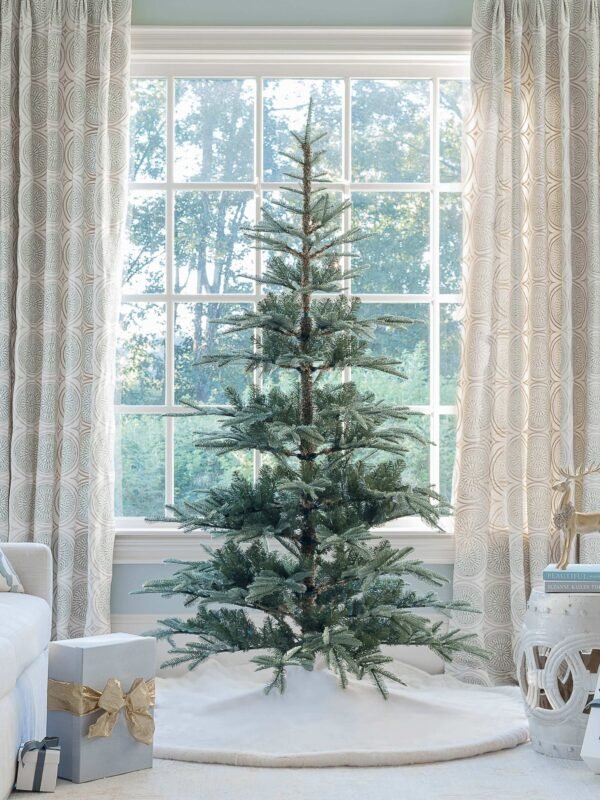 FlockedGroup-3_9f3b6f73-20b3-43ae-8a1e-a6149a2169cb 8' King Noble Fir Artificial Christmas Tree Unlit