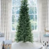 9' King Douglas Fir Slim Artificial Christmas Tree with 1000 Warm White & Multi-Color LED Lights