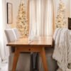 7' Prince Flock® Pencil Artificial Christmas Tree with 400 Warm White LED Lights