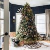 7.5' King Fraser Fir Artificial Christmas Tree with 1000 Warm White & Multi-Color LED Lights