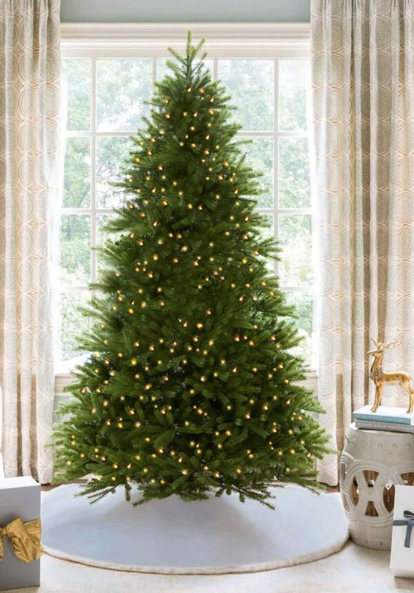 10' Queen Flock® Artificial Christmas Tree with 1300 Warm White LED Lights