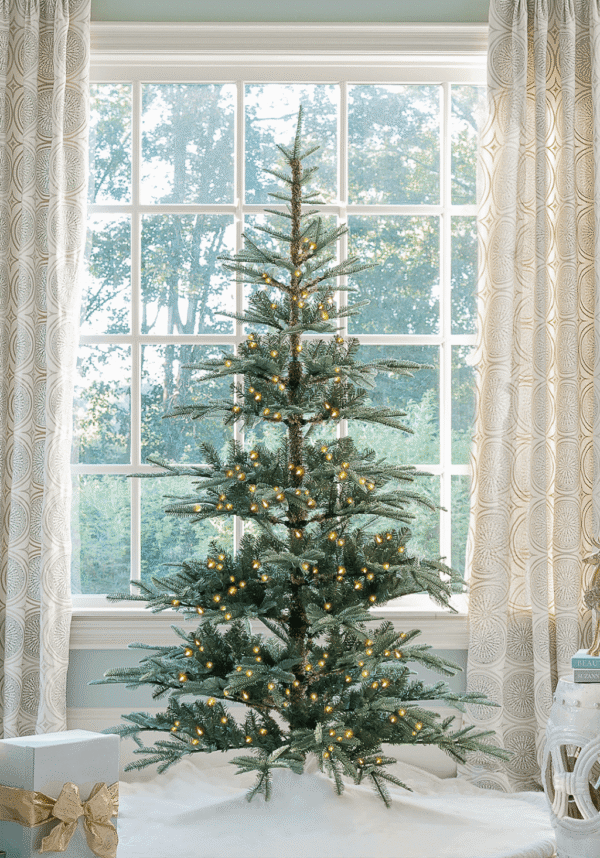 7' King Noble Fir™ Artificial Christmas Tree with 500 Warm White LED Lights