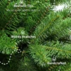 KingDouglasTips 9' King Douglas Fir Slim Artificial Christmas Tree Unlit