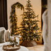 6' King Noble Fir™ Artificial Christmas Tree with 450 Warm White LED Lights