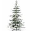 KingNobleFlockwhitebackgroundphotounlit 7' King Noble Flock Artificial Christmas Tree Unlit