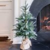 KingNobleTableTopTree 3' King Noble Fir Tabletop Tree with 70 Warm White LED Lights