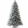 King_Flock_Full_White_Background 7.5' King Flock® Artificial Christmas Tree Unlit