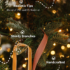6' King Noble Fir™ Artificial Christmas Tree with 450 Warm White LED Lights