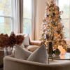 10' King Fraser Fir Artificial Christmas Tree with 2100 Warm White & Multi-Color LED Lights