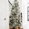 9' Queen Flock® Slim Artificial Christmas Tree Unlit