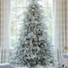 6.5' Queen Flock® Artificial Christmas Tree with 750 Warm White LED Lights