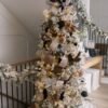Queen_Flock_Slim_7b6525c0-060f-422c-8628-abf1c3e0b023 7.5' Queen Flock® Slim Artificial Christmas Tree Unlit