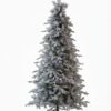 8' Queen Flock® Slim Artificial Christmas Tree With 700 Warm White LED Lights