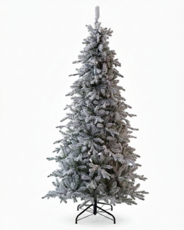 Queen_Flock_Slim_White_Background_Photo 7.5' Queen Flock® Slim Artificial Christmas Tree Unlit