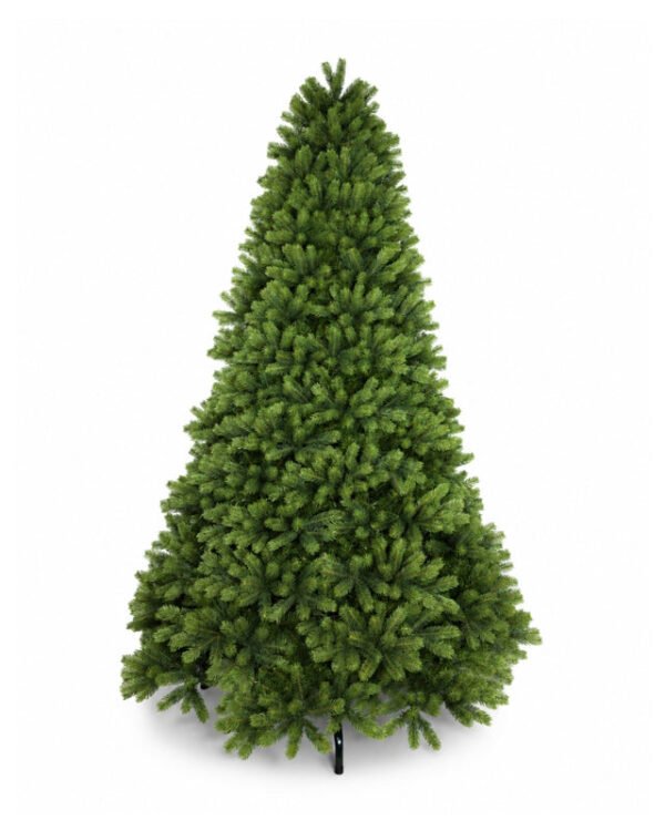Royal_Fir_Full_White_Background_Unlit 6.5' Royal Fir Artificial Christmas Tree with 850 Warm White & Multi-Color LED Lights
