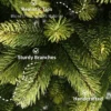 Royal_Fir_Tips 9' Royal Fir Artificial Christmas Tree with 1200 Warm White & Multi-Color LED Lights