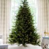 7.5' Scarlet Fir Artificial Christmas Tree with 800 Warm White LED Lights