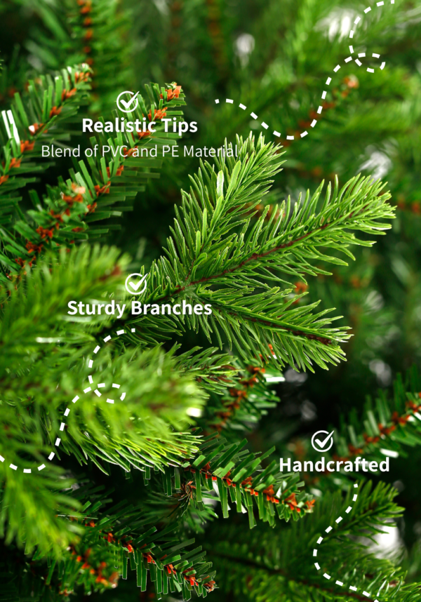 Scarletfirtips 6.5' Scarlet Fir Artificial Christmas Tree Unlit