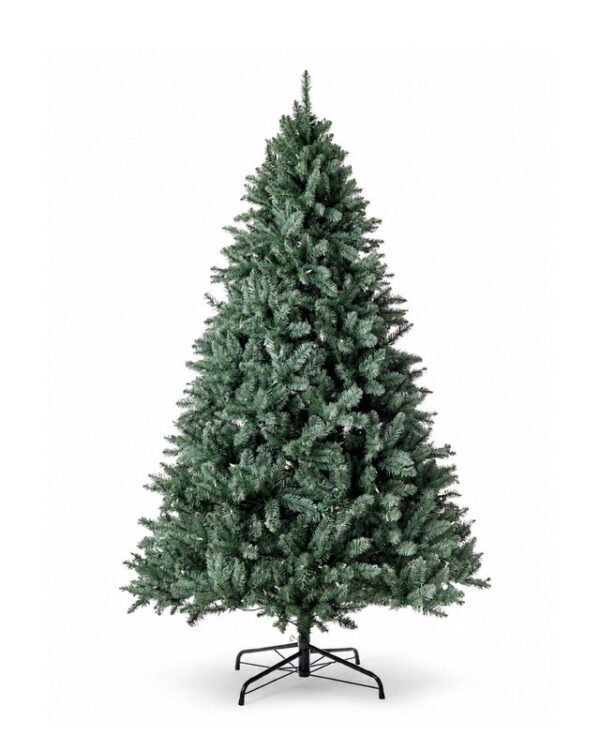 8' Tribeca Blue Spruce Artificial Christmas Tree with 650 Warm White LED Lights