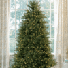 7.5' Yorkshire Fir Artificial Christmas Tree with 600 Warm White LED Lights