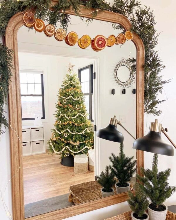 6.5' Yorkshire Fir Artificial Christmas Tree with 500 Warm White LED Lights