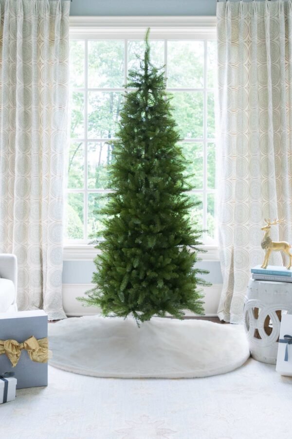 yorkshire-fir-slim 7.5' Yorkshire Fir Slim Artificial Christmas Tree Unlit