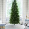 yorkshire-fir-slim_429df5ba-611a-4a34-bb35-542733e5591d 6.5' Yorkshire Fir Slim Artificial Christmas Tree with 400 Warm White LED Lights